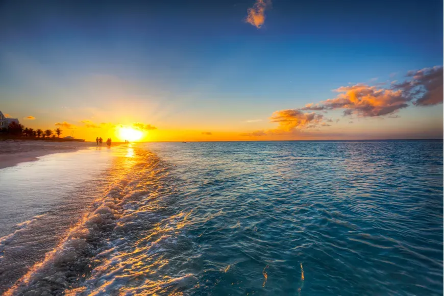 grace bay beach turks and caicos.